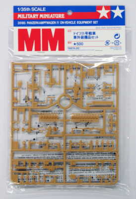 TAMIYA 35185 1:35 Pz.Kpfw.IV On-Vehicle Equipment Set Plastic Model Kit