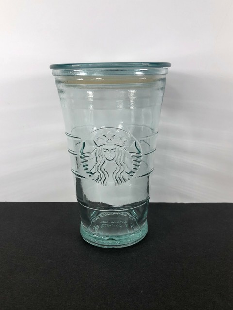 starbucks recycled glass mug