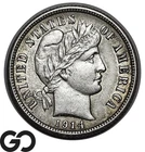 1914 Barber Dime, Choice AU++/Unc