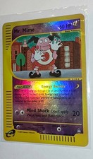 2002 Pokémon Mr. Mime 95b/147 Reverse Holo Aquapolis Centered on eBay