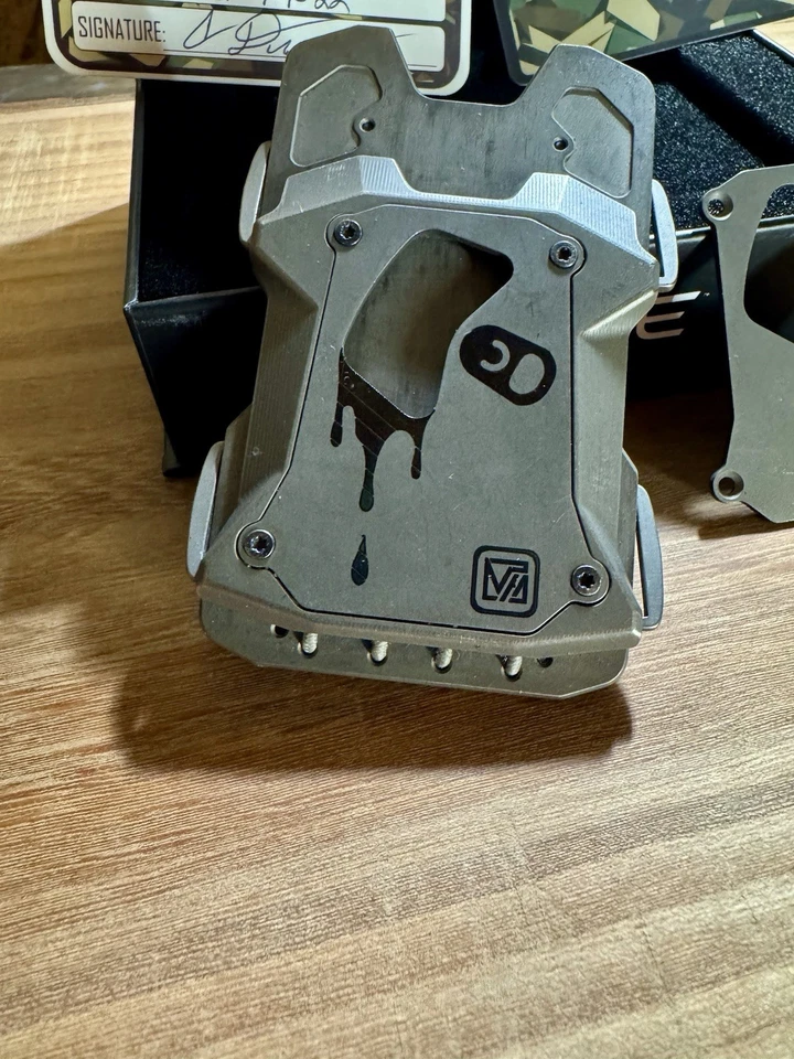 Vice Hardware F-22 Boozer Wallet Titanium Great Used Condition - Image 2 of 4