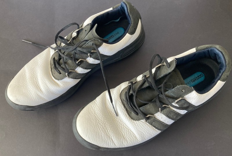 Black & White Adidas Fit Foam Men's Sneakers Tennis Shoes Size 11