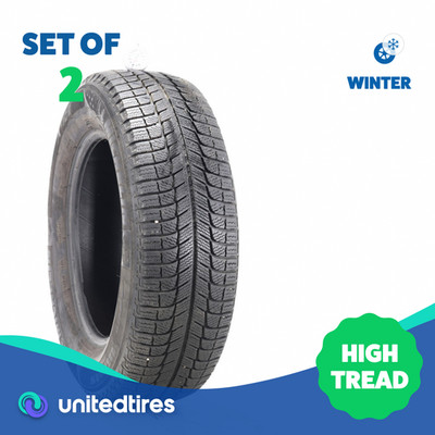 Set of (2) Used 225/60R16 Michelin X-Ice Xi3 102H - 8/32