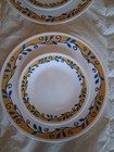 14 pc Corelle Corning Casa Flora 4 Dinner, 4 Bread Plate, 3 Soup & 3 Berry Bowl — photo 8