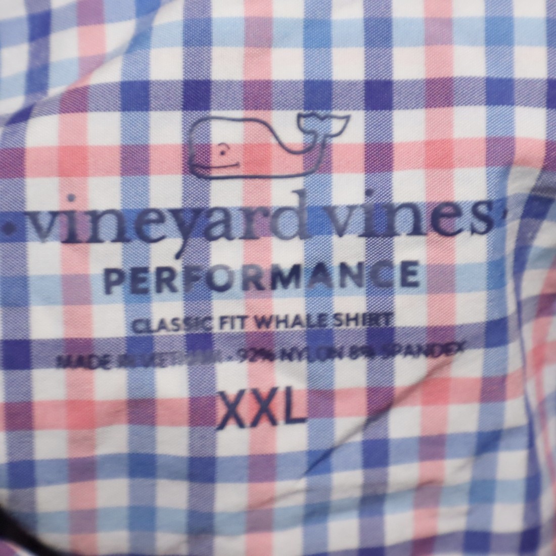 Vineyard Vines Performance Whale Gingham Button D… - image 6