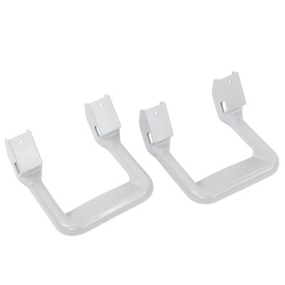 Neu (Silber) Side Hoop Step 2PCS Leichte Aluminiumlegierung Truck Bar Für