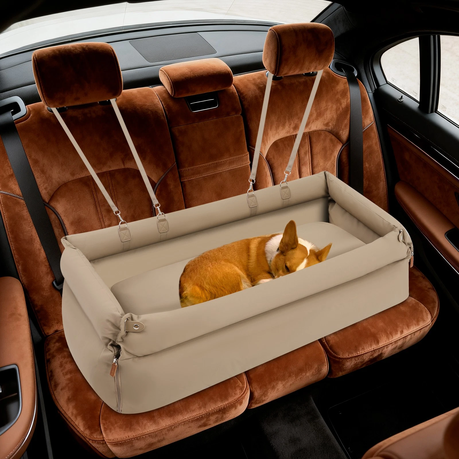 Portable Cat Travel Nest Durable Pet Car Bed Dog Car Bed Car Seat For Small Dogs
