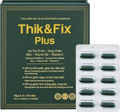 Thik & Plus Hair Growth Pills 60Softgels EXP: 14/11/27 SEALED!