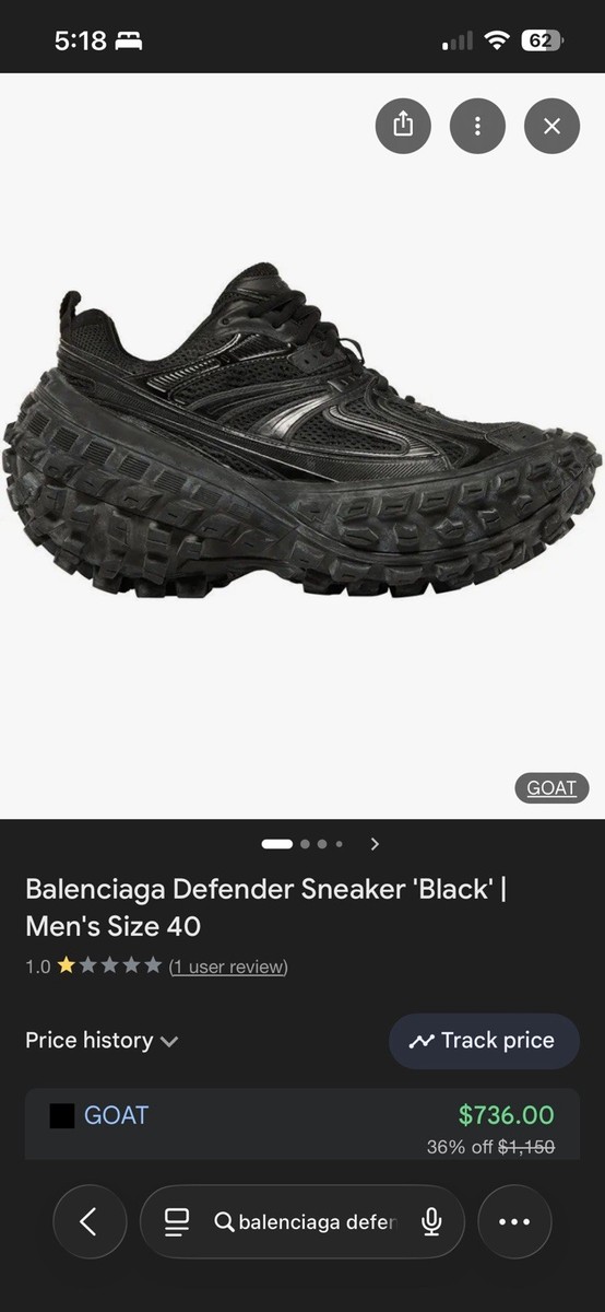 Size 11 - Balenciaga Lace Up Black for sale online | eBay