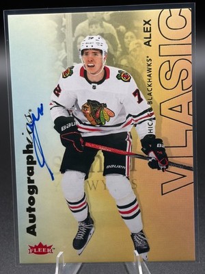 2025-26 Fleer Flair Hockey - Alex Vlasic - Autographics #A-AV - On-Card Auto