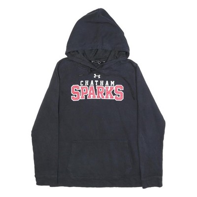 UNDER ARMOUR Damen Hoodie Pullover Chatham Sparks Schwarz M Baumwollmischung