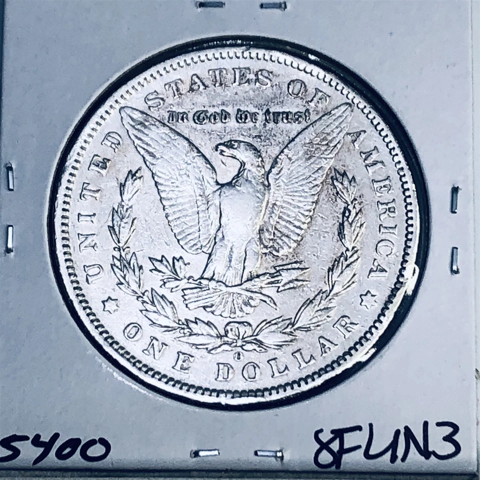 1895 O MORGAN SILVER DOLLAR HI GRADE GENUINE U.S. MINT RARE KEY COIN 5400 - Image 2 of 3