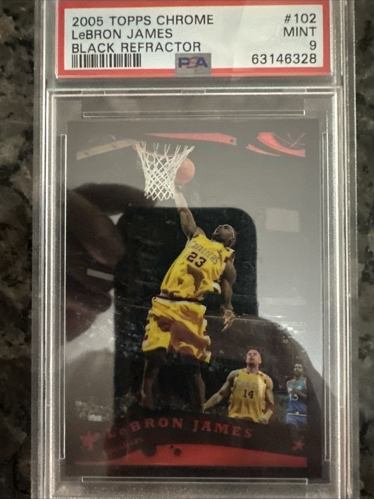 2005-06 Topps Chrome - LeBron James #102 Black Refractor /399