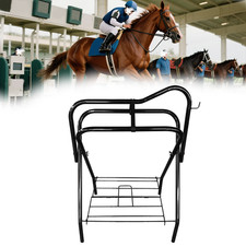 Portable Freestanding Horse Saddle Stand Folding Saddle Rack 132 lbs