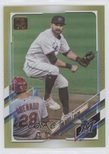 2021 Topps Update Gold Foil Jon Berti #US131 a0s