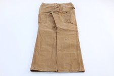 Carhartt Logo Patch Tan Straight Fit Pants