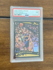 2005 Topps Chrome Black Refractor/399 Rookie Monta Ellis Psa 9