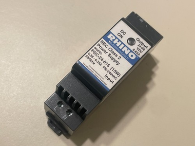 #ad Rhino PSC 24 015 120VAC 24VDC Power Supply 15W 0.63A $35.00