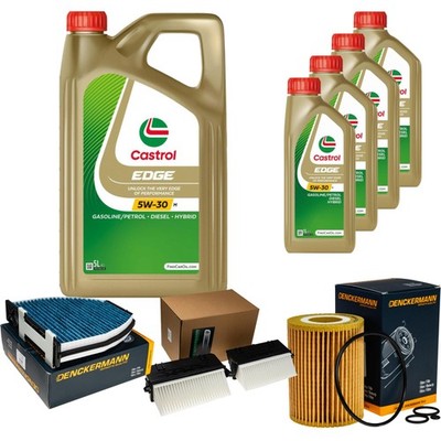 Inspektionspaket Castrol EDGE 5W-30 M Engine 9L für Mercedes E-Klasse