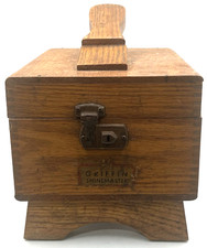 Shoe Shine Box Kit Vintage Griffin Shinemaster Wooden Footrest Polish Brushes