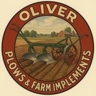 Oliver Plows  Farm Implements Vintage Style Metal Sign Hi Gloss