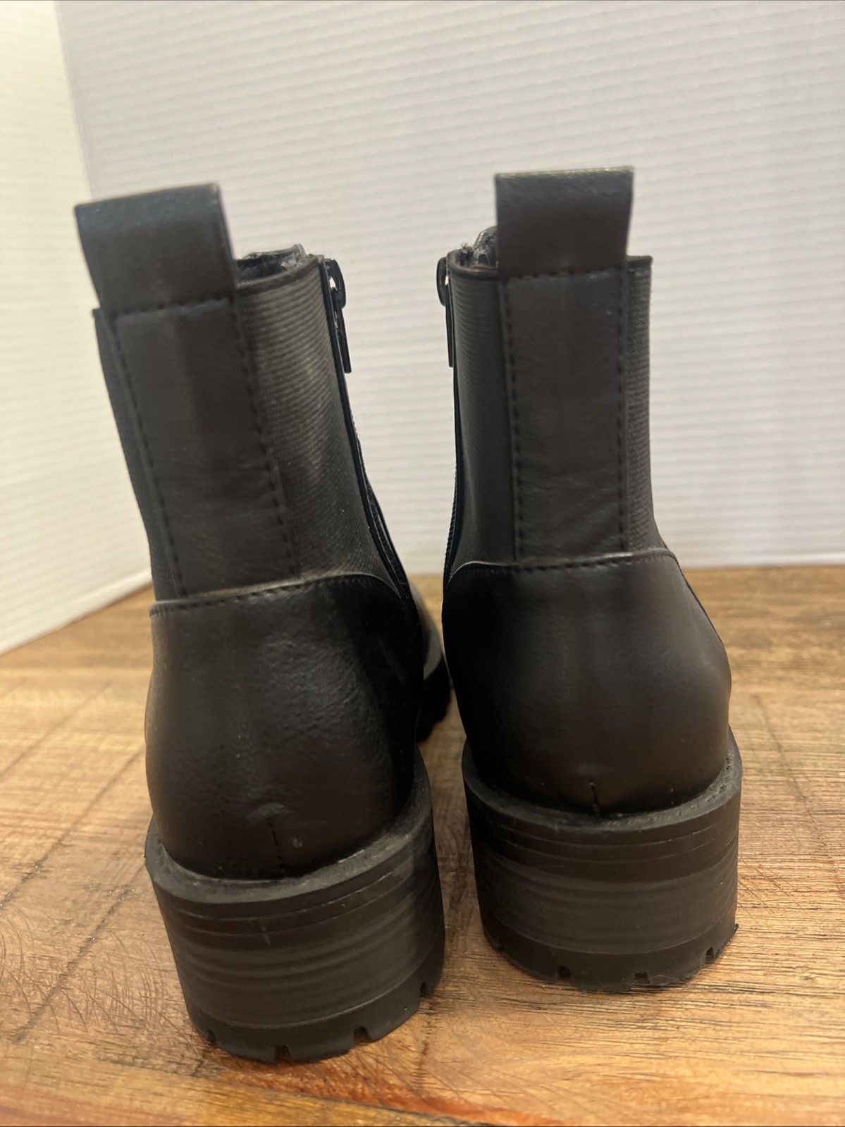 Universal Thread Target Black Combat Chelsea Boot… - image 8