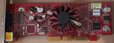 Gainward GF4 MX 460 64MB AGP   getestet   OEM Rot PCB   Retro Grafikkarte
