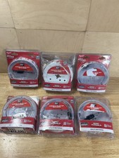 Milwaukee 49-56-9698 Lot of 6 6" Hole Dozer Hole Saw Bits Arbor/Pilots NEW