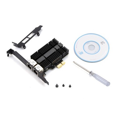 2 RJ45 Port For Intel I226 chip 2.5Gbps PCI-E X1 X4 X8 Ethernet Network Adapter
