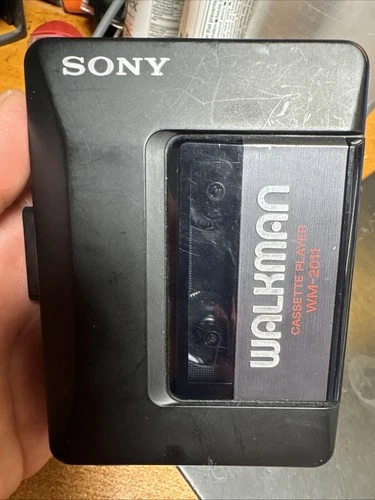 🎧 Sony Walkman Cassette Player WM-2011 – Black – Can Hear The Motor No Music