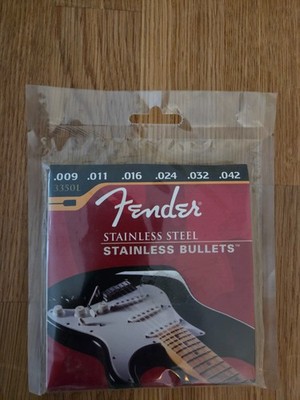 Fender Stainless Bullets Strings Vintage NOS Stratocaster Tele Case Candy Retro