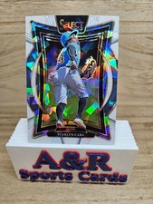 2025 Panini Select Baseball #39 - Starlyn Caba - SSP WHITE ICE PRIZM 17/25