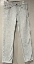 Vintage 80s Levi  s 505 Denim Light Wash Made in USA Jeans 32x32 30x31 
