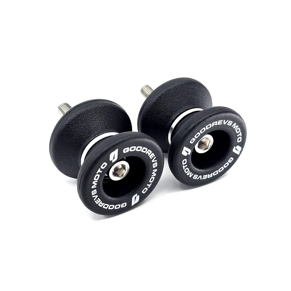 Carretes basculantes Goodrevs™ M10 paddock soporte bobinas aptas para Yamaha Kawasaki Suzuki Foto 2 de 4