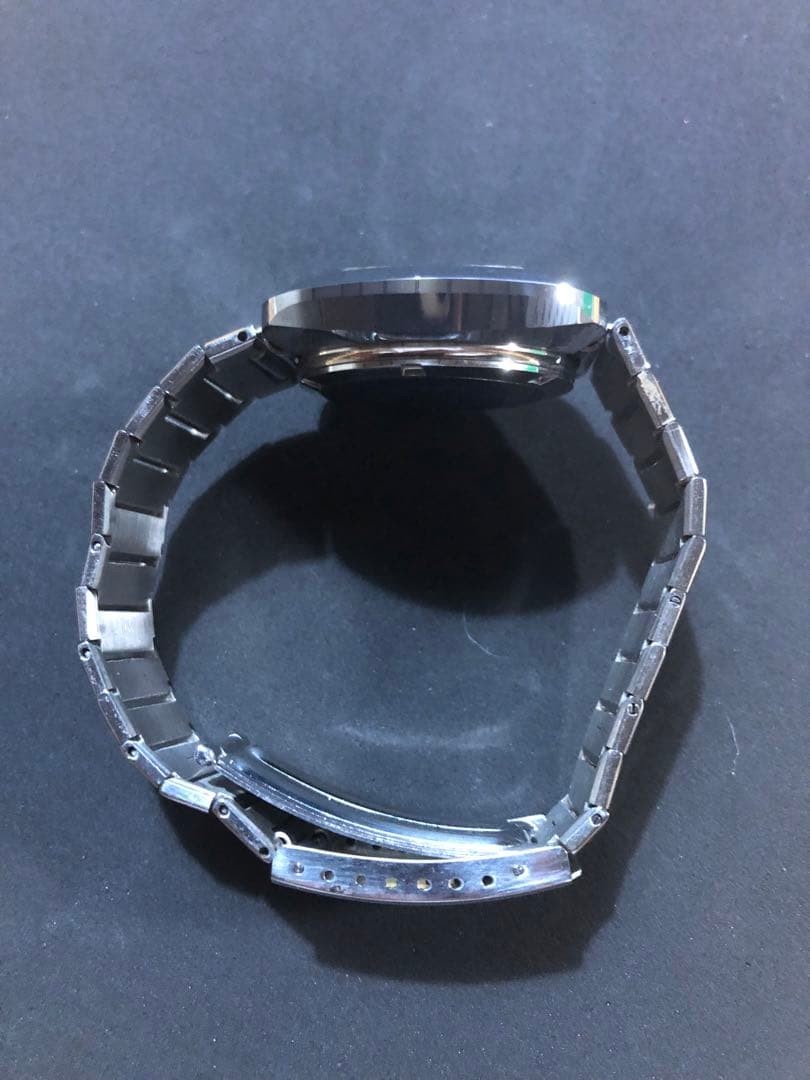 TECHNOS Borazon Watch Automatic Purple Dial Stain… - image 4