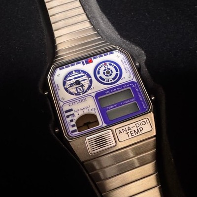 時計 CITIZEN ANA-DIGI TEMP CITIZEN JG2117-51A Star Wars R2-D2 Ana-Digi Temp Limited 550 Watch