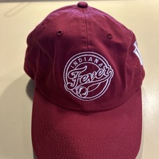 Indiana Fever Hat IU Indiana University stitched  Logo Cap Hat Red 