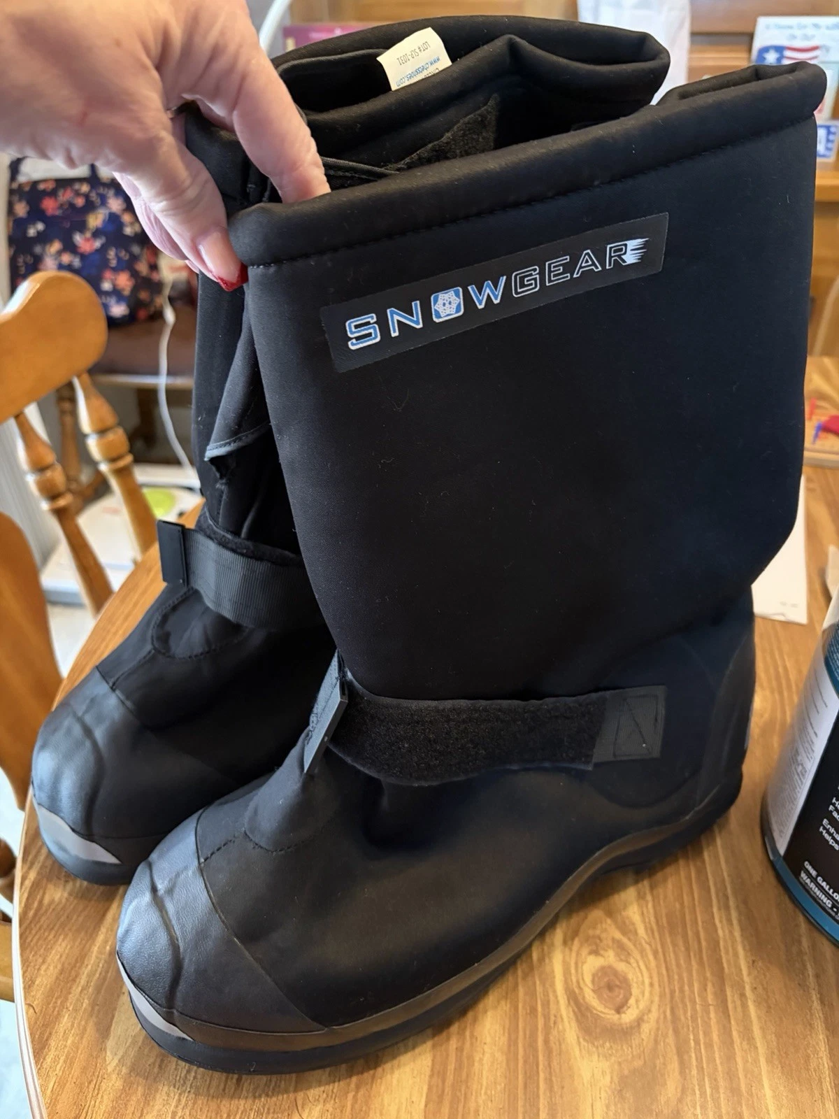 SNOWGEAR Hand-Built Overshoes Size 12 NIB