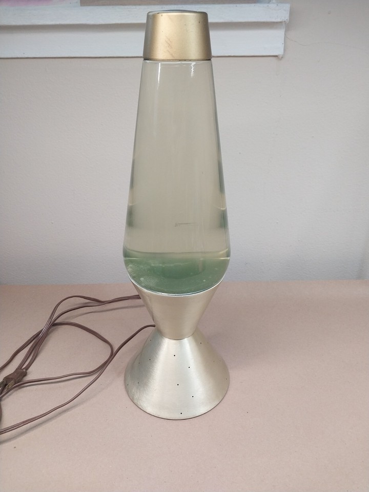 A genuine 1973 Aristocrat Starlite lava lamp — over 50 years old and still glowing, this is a true vintage artifact not a reproduction.
