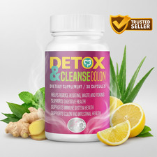 Detox  Cleanse Colon by Hibody Excellent Product-Fast Results-Brand New 