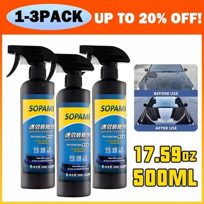 1~3X 500ML Sopami Car Coating Spray Nano-Keramik Schutz Autoschnellwachs Politur