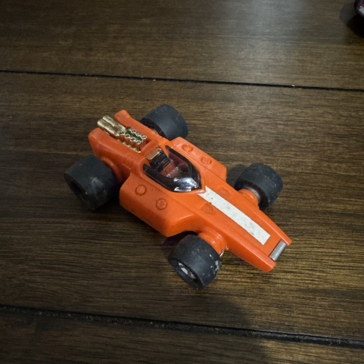 1970 Tonka Tote White Screamin' Demon Indy Car #57010 Orange 3