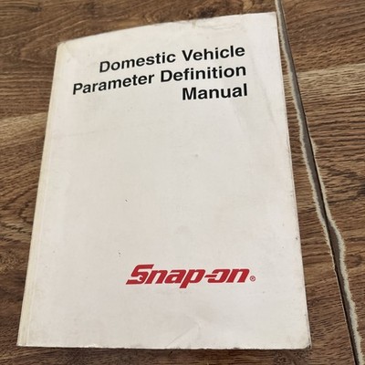 Snap On Domestic Vehicle Parameter Definition Manual