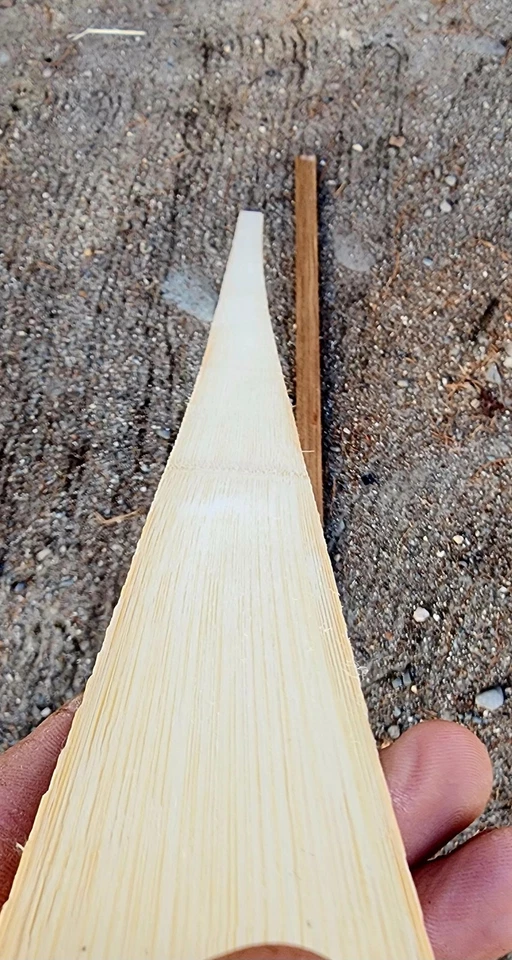 Kit de arco de ipê de bambu - 72" - 1 apoio de bambu aplainado com 1 peça de ipê premium  - Imagem 4 de 4