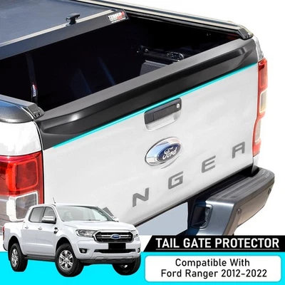 Protector de borde de carga portón trasero alerón accesorios para Ford Ranger Wildtrak 2012-2022