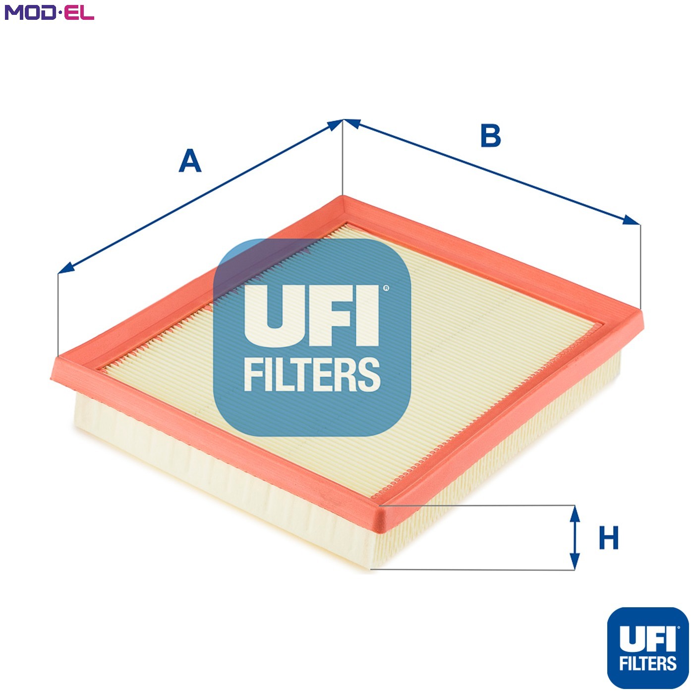 Air filter Filter Insert 30.625.00 UFI for TOYOTA LEXUS - Image 4