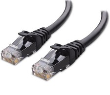Cable Matters 10Gbps Snagless Cat 6 Ethernet Cable 75 ft - Black