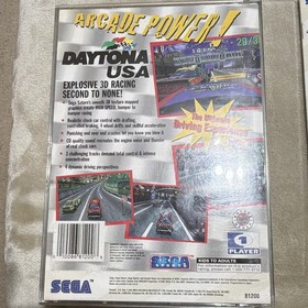 Daytona USA (Sega Saturn, 1995) Sega Sports Racing NTSC-U/C Manual Included