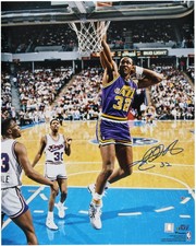 Karl Malone Utah Jazz Signed 16
