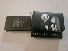 Loungefly Nightmare Before Christmas Jack Sally Misfit Love Wallet NEW NWT